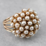 Bush - Anello con Perle Avvolte