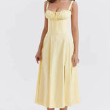 Odette - Abito estivo con gonna a tubino boho da donna