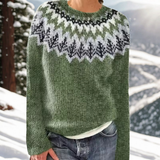 Noemi – Maglione caldo con dettagli invernali classici
