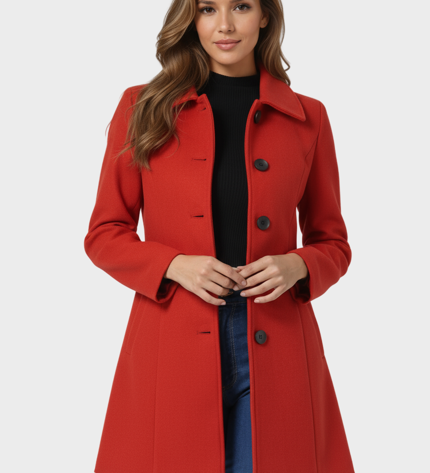 Josephine - Cappotto invernale da donna con un bottone