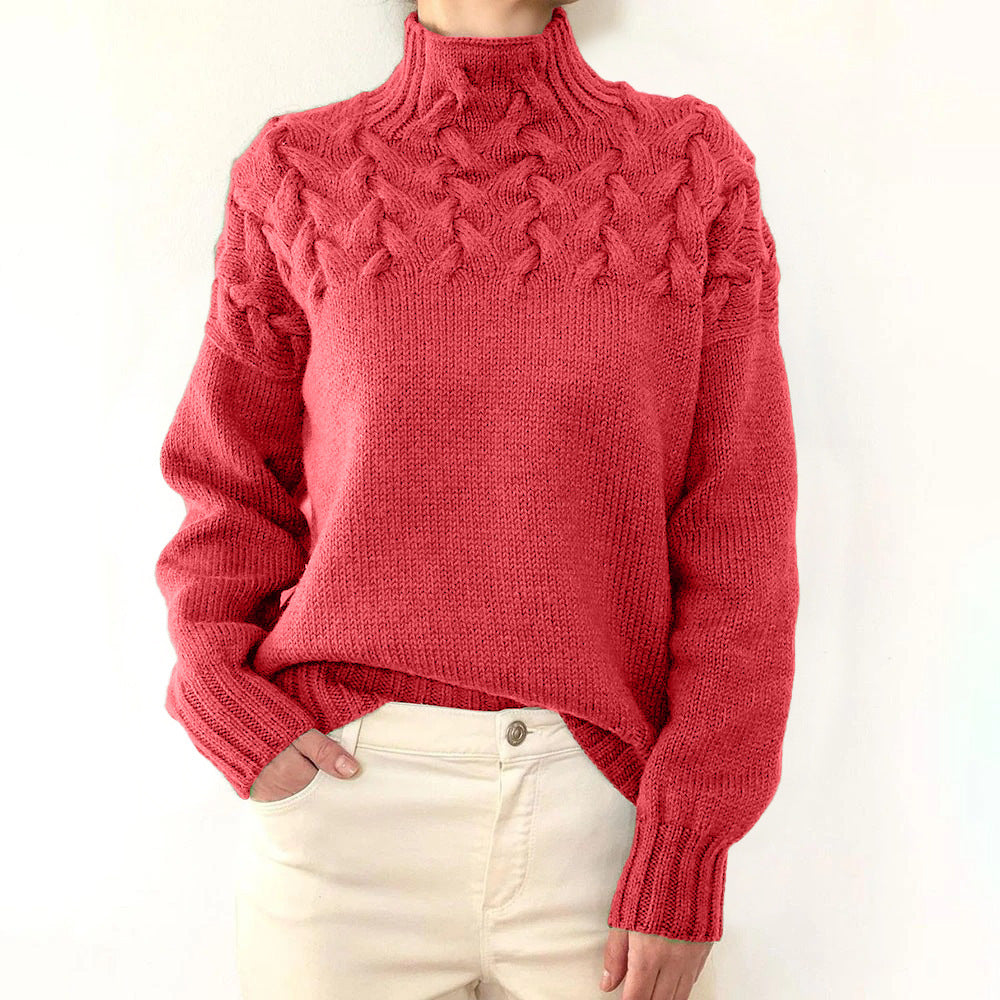 Nina | Maglione Collo Alto Caldo