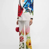 Completo con fiori