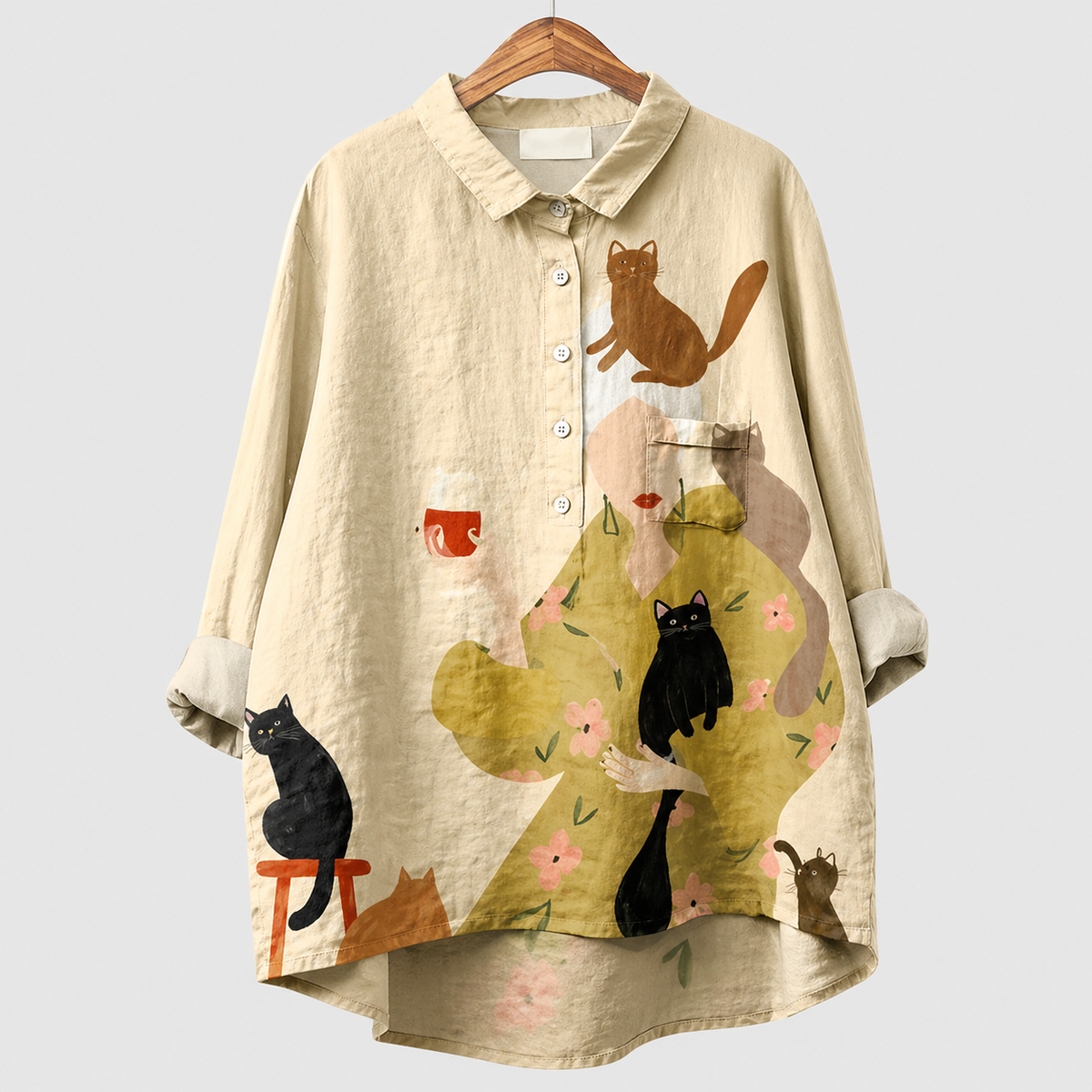 Blusa elegante estiva