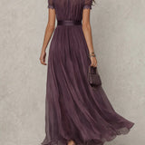 Ashley | Abito lungo in chiffon vintage