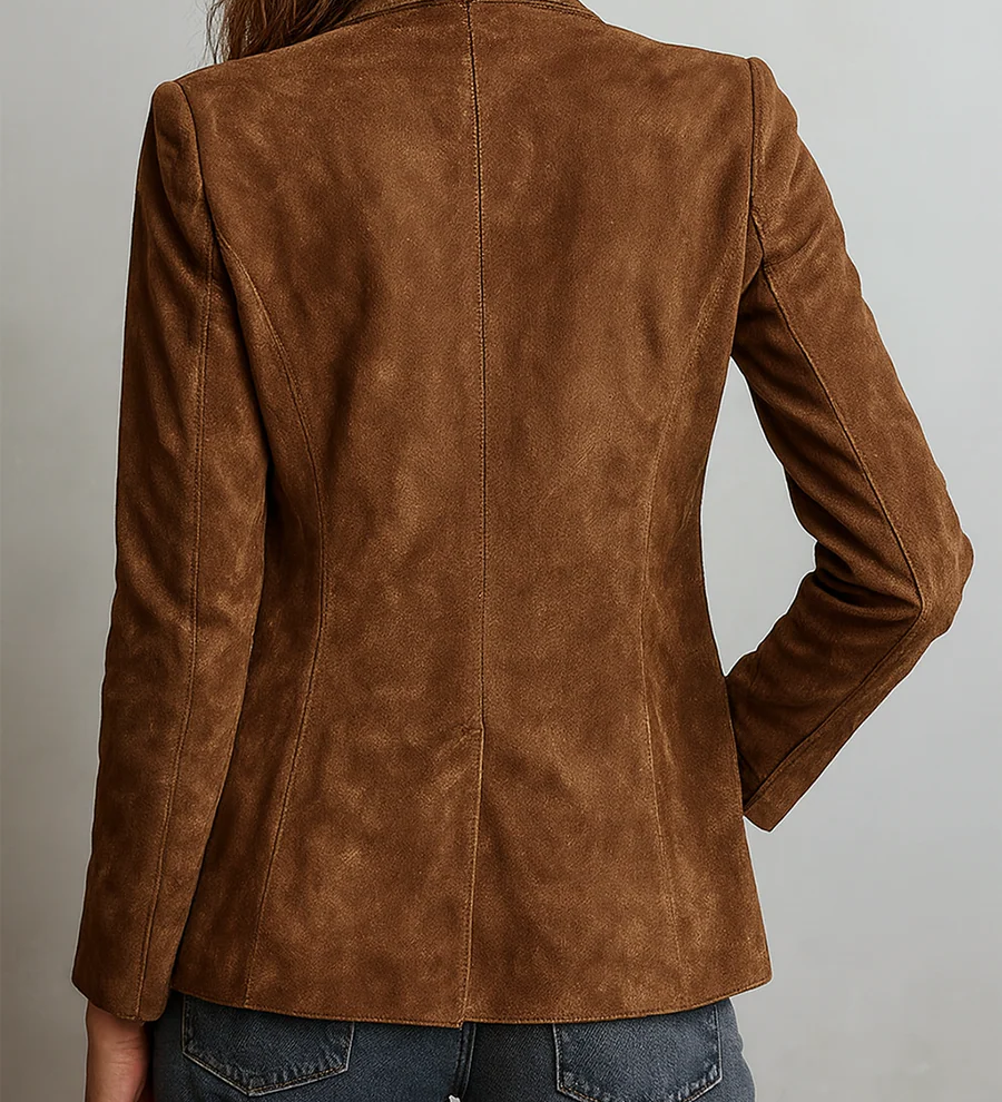 Blazer da Donna Vintage Marrone