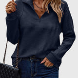 Christine | Maglione elegante con zip a metà