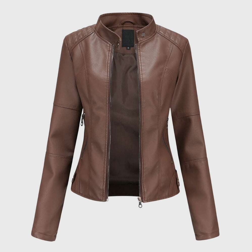 Giacca in Pelle Elegante per Donne