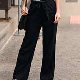 Joleen - Pantalone donna con coulisse e elastico in vita