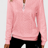 Paola | Maglione in Maglia Zip Morbido