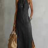 Soline | Abito in denim con pizzo rétro