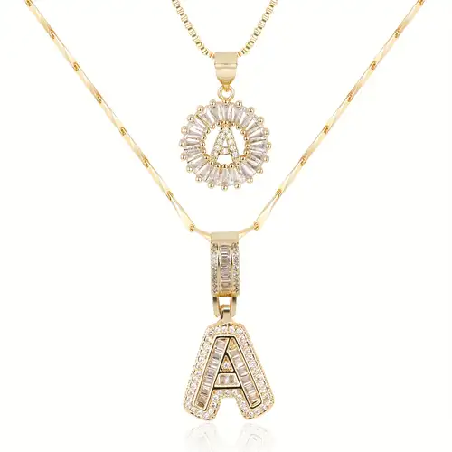 Collana iniziale in moissanite