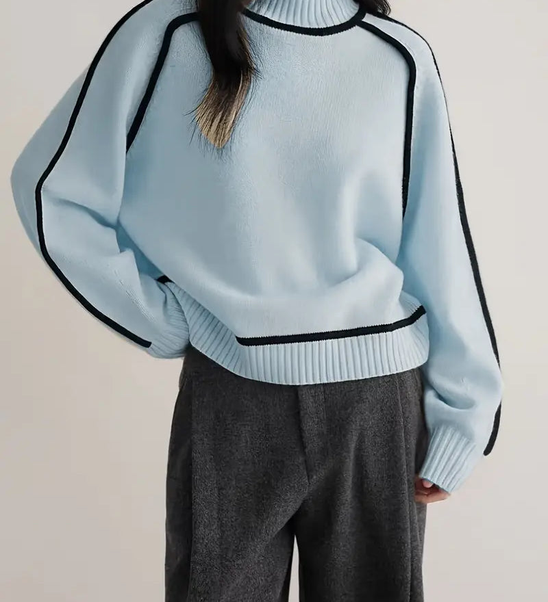 Sandrine | Maglione elegante a collo alto