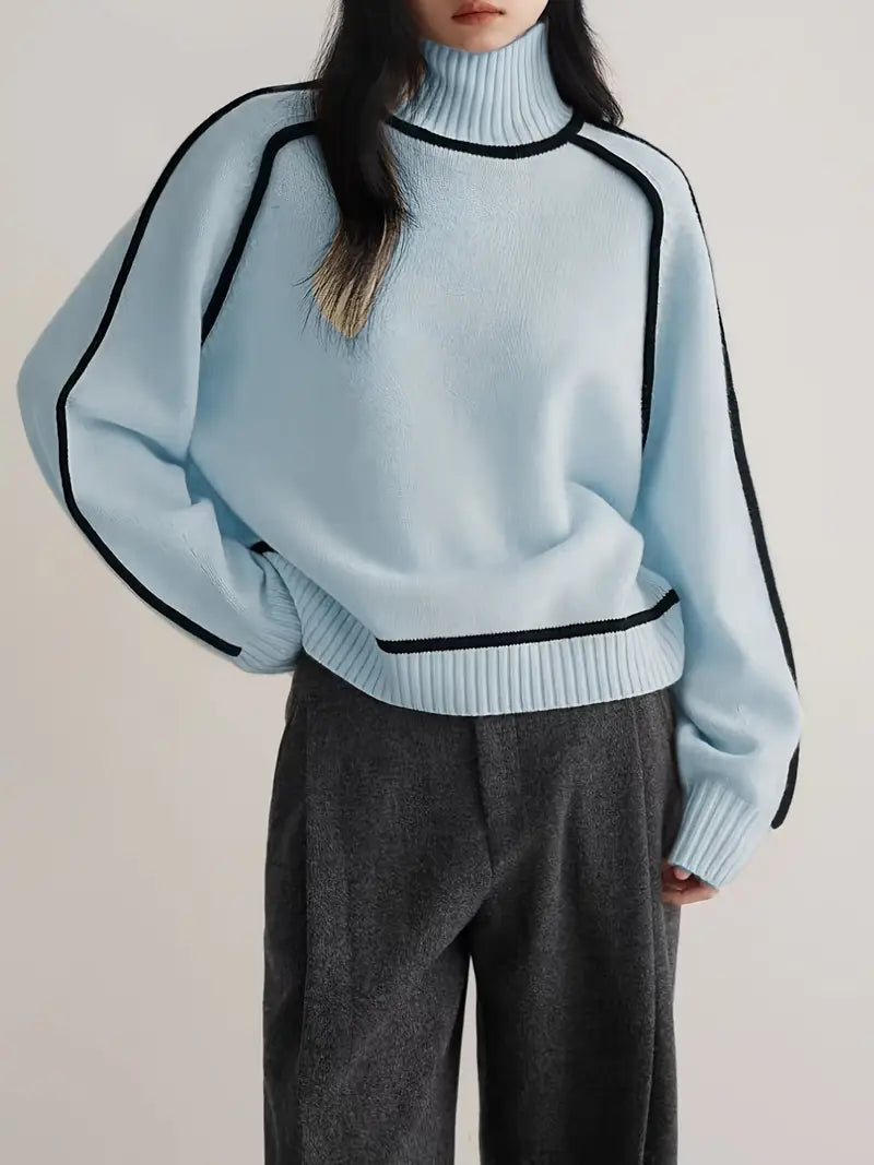 Sandrine | Maglione elegante a collo alto