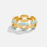 Anello Catena Blu Reya
