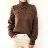 Nina | Maglione a Collo Alto Caldo
