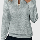 Paola | Maglione in Maglia Zip Morbido