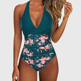 Émilie | Costume da bagno intero elegante con scollatura a V