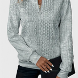 Paola | Maglione in Maglia Zip Morbido