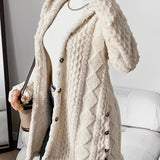 ANGELA™ | CARDIGAN CON CAPPUCCIO