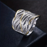 Anello Intrecciato Elegante Flerlagers