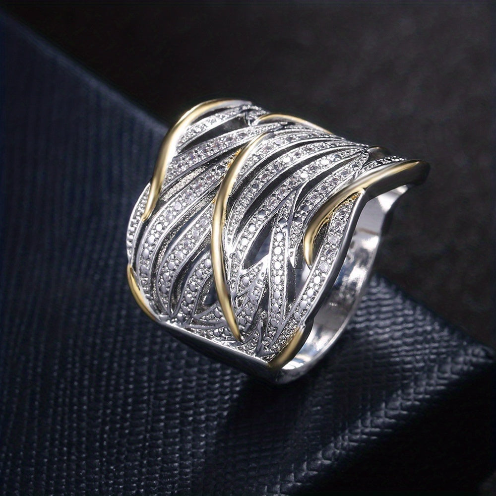 Anello Intrecciato Elegante Flerlagers
