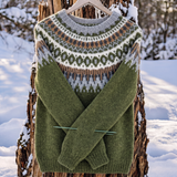 Alessandra – Maglione caldo con motivo invernale