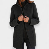 Nela - Cappotto elegante con colletto alto