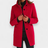 Nela - Cappotto elegante con colletto alto