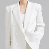 Sofia | Blazer Bianco Oversize Doppiopetto