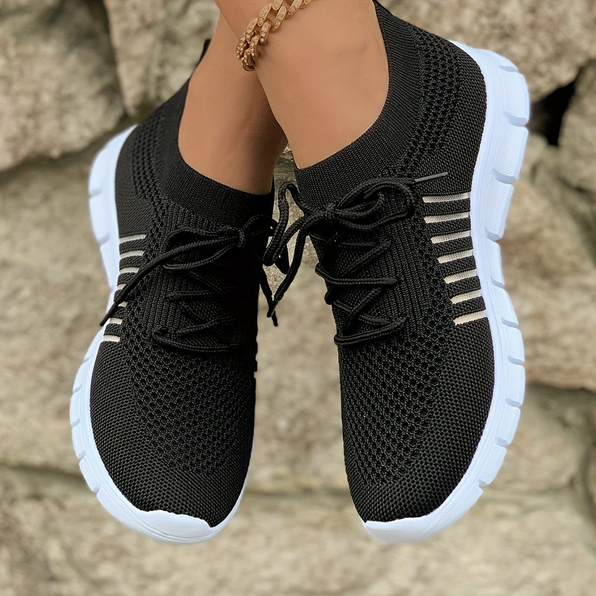 Sneakers con Suola Segmentata