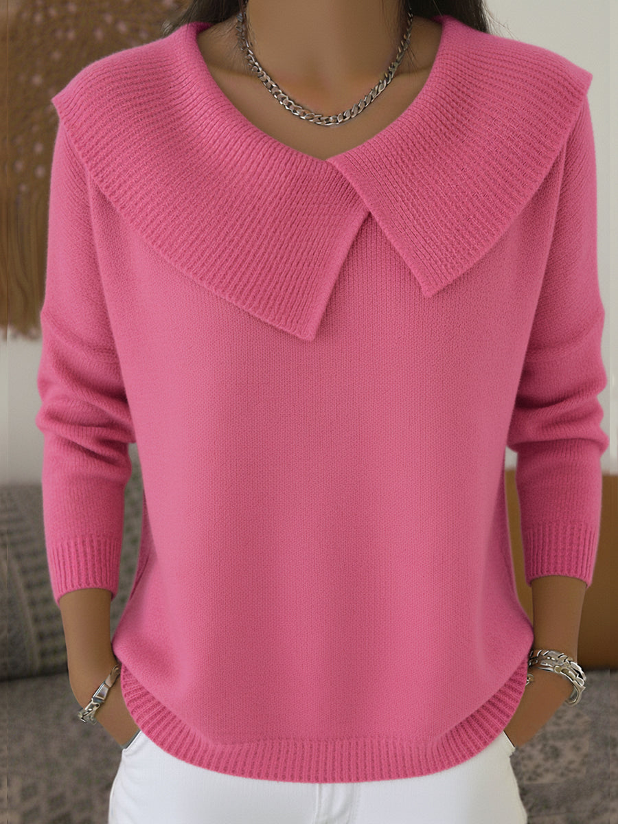 Giuliana™ | Maglia Calda con Colletto Morbido