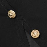 Abito Maxi Elegante con Bottoni Laterali
