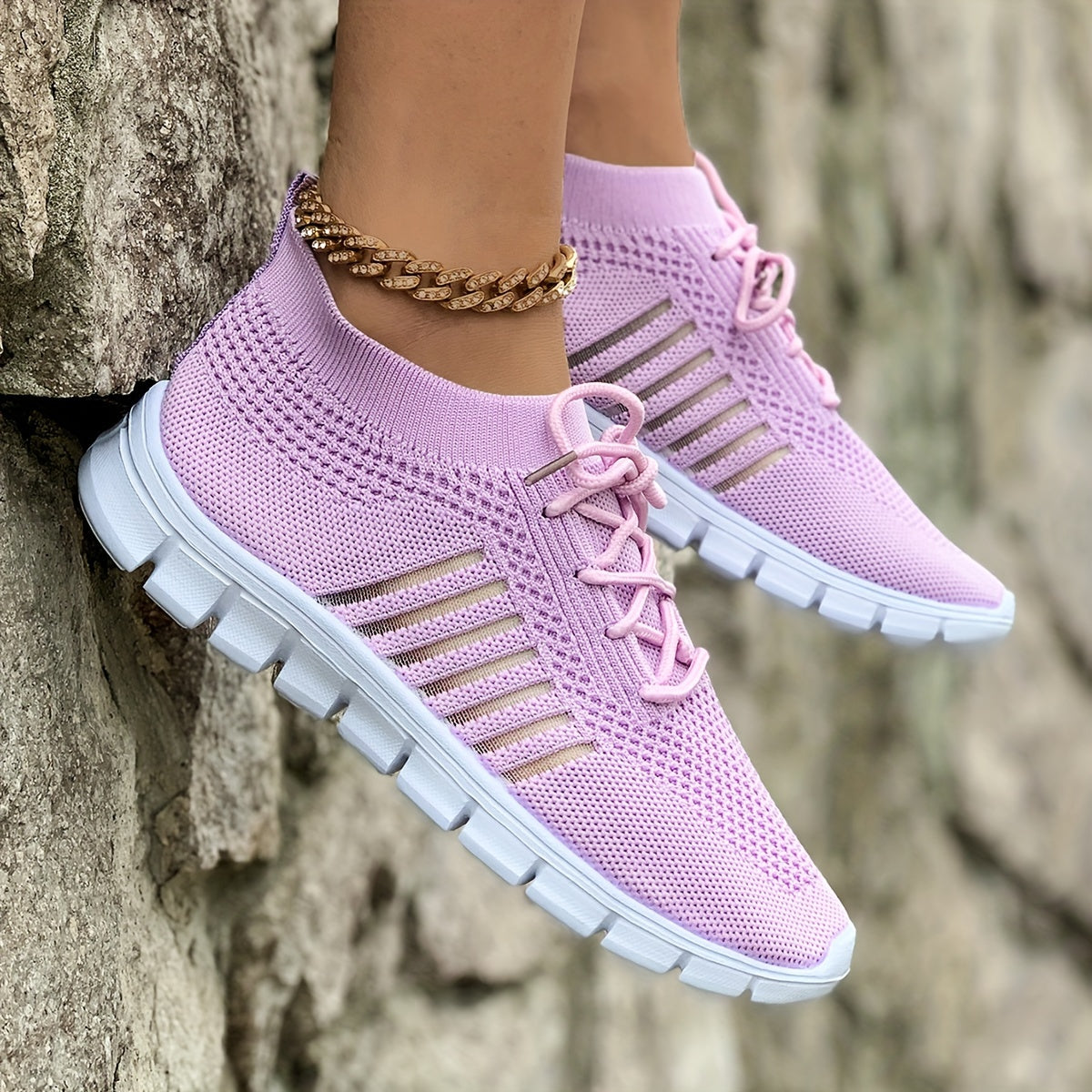 Sneakers con Suola Segmentata