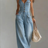 Octavie | Tuta in denim ampia