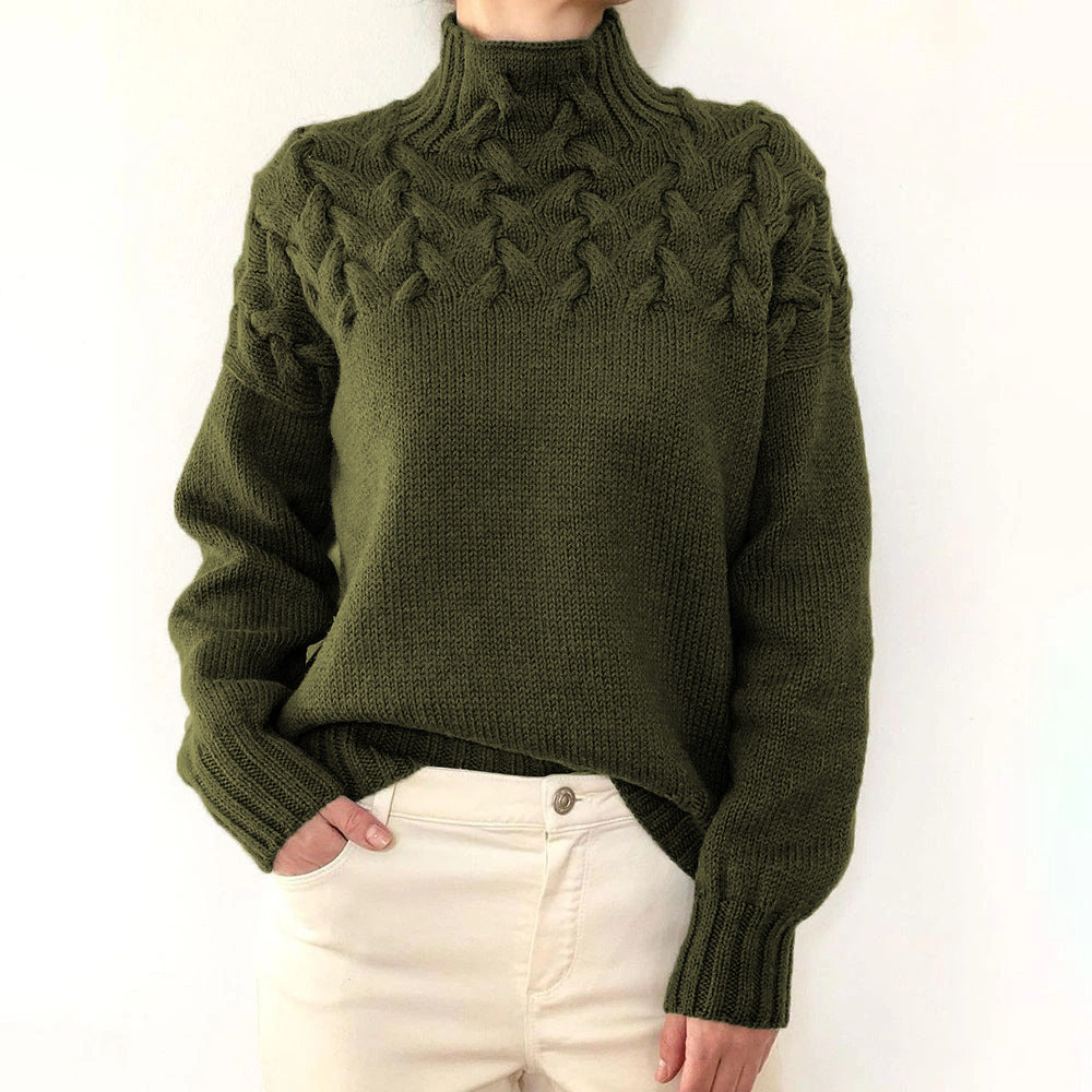 Nina | Maglione Collo Alto Caldo