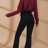 Blusa in satin - Doppio Fiore
