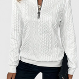 Paola | Maglione in Maglia Zip Morbido