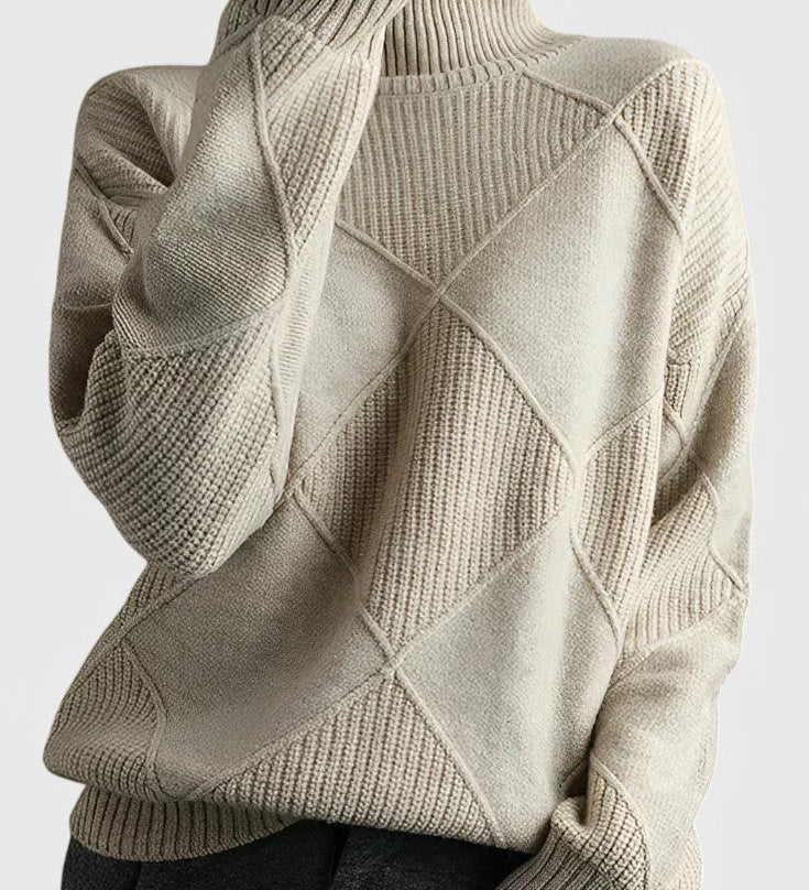 Vittoria | Maglione in Cashmere con Collo Alto