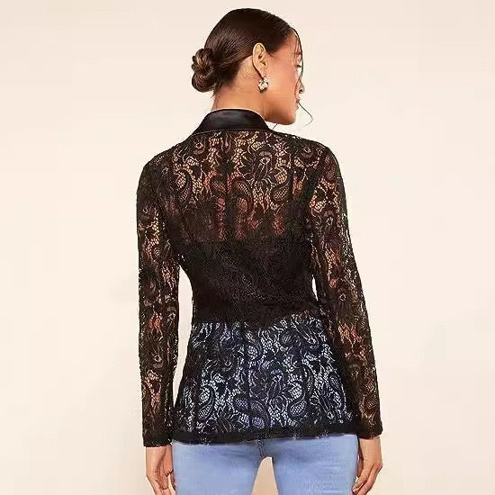 Féline - Blazer di pizzo di lusso