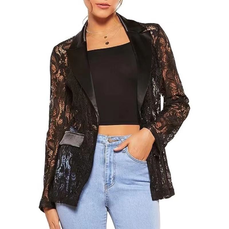 Féline - Blazer di pizzo di lusso