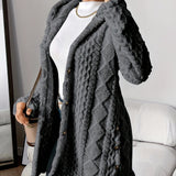 ANGELA™ | CARDIGAN CON CAPPUCCIO