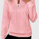 Paola | Maglione in Maglia Zip Morbido