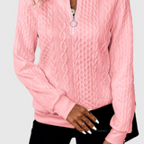 Paola | Maglione in Maglia Zip Morbido