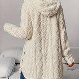 ANGELA™ | CARDIGAN CON CAPPUCCIO