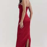 Rubina | Abito in raso
