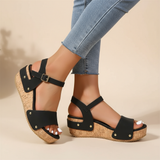 Daniela – Sandali con zeppa eleganti