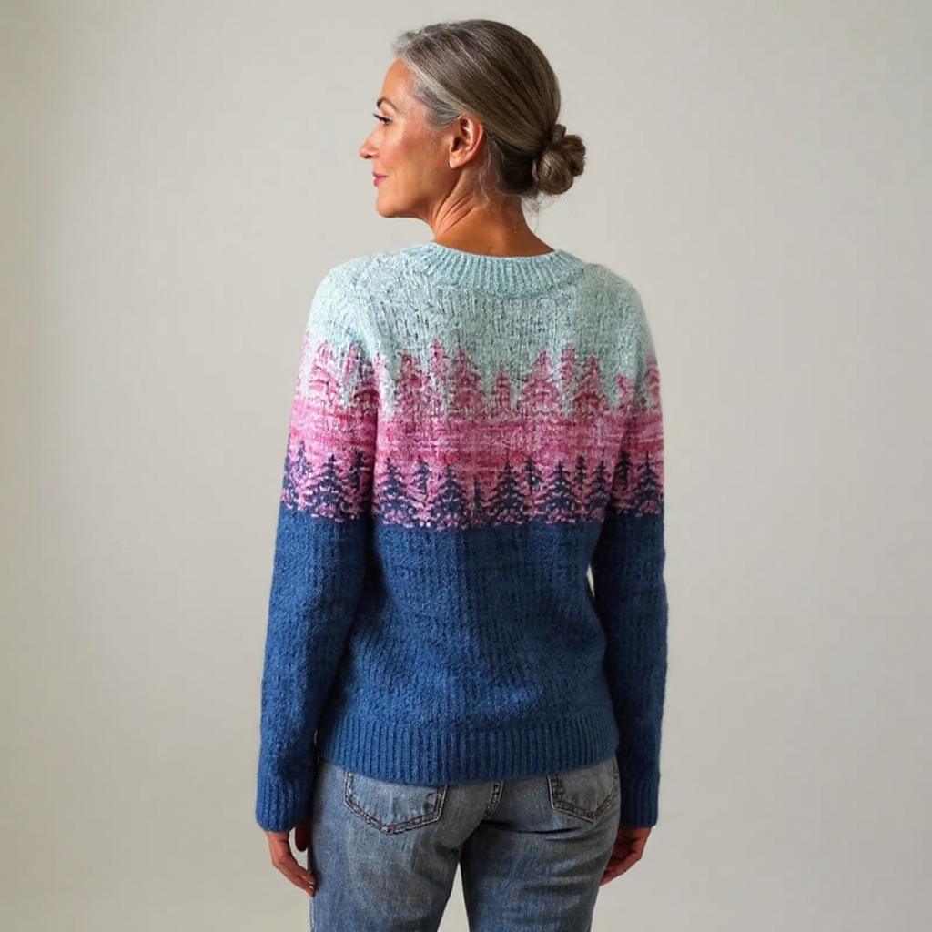Maglione Jacquard Rétro