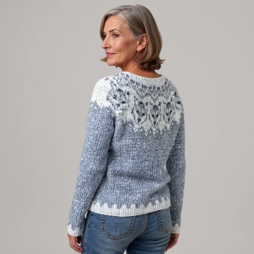 Maglione Jacquard Rétro