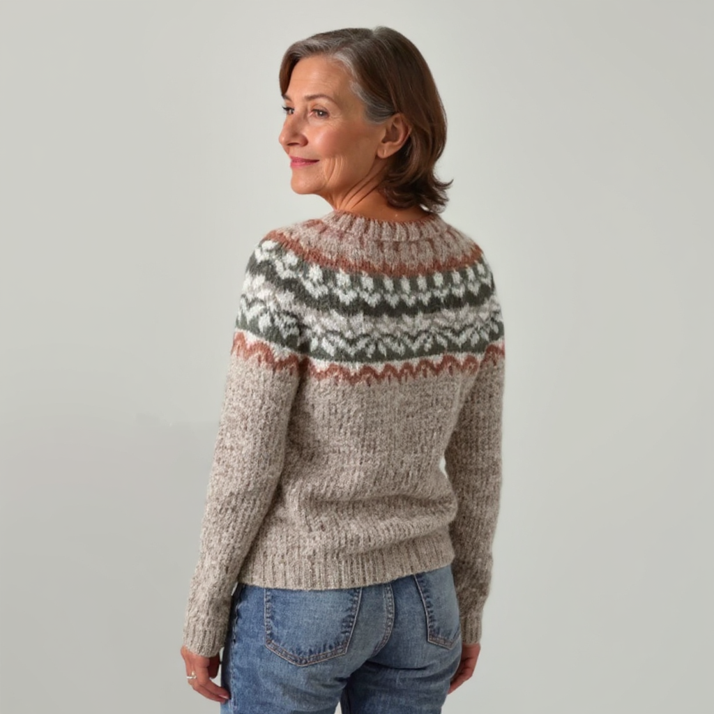 Maglione Jacquard Vintage