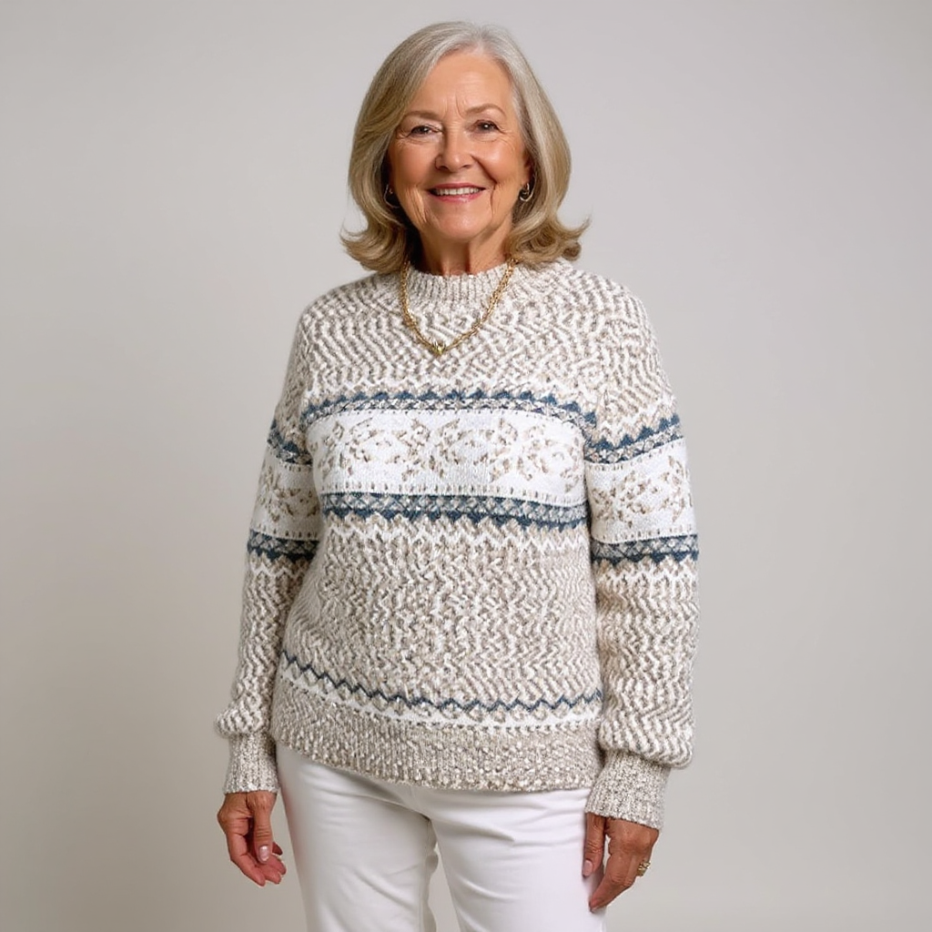 Maglione Jacquard Vintage Classico